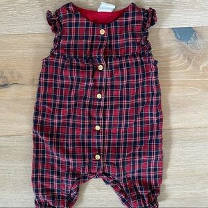 H&M plaid one piece outfit